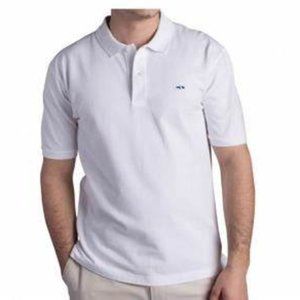 NWT FISH HIPPIE SALTERPATH POLO WHITE LARGE
